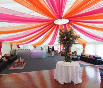 marquee-decoration pink