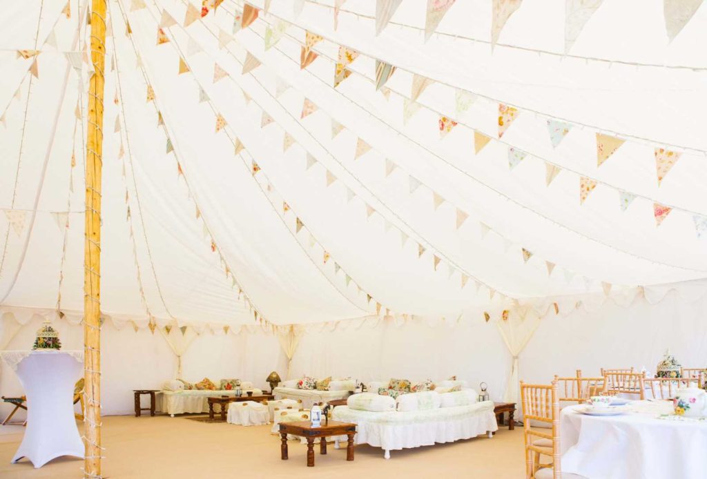 oyster pearl wedding marquee